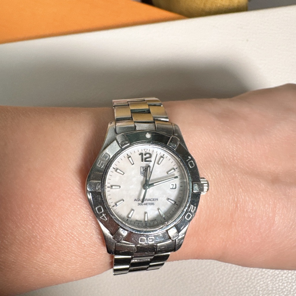 Tag Heuer Silver Aquaracer Women's Watch